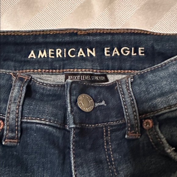 American Eagle Women's Distressed Denim Skirt - Picture 2 of 5